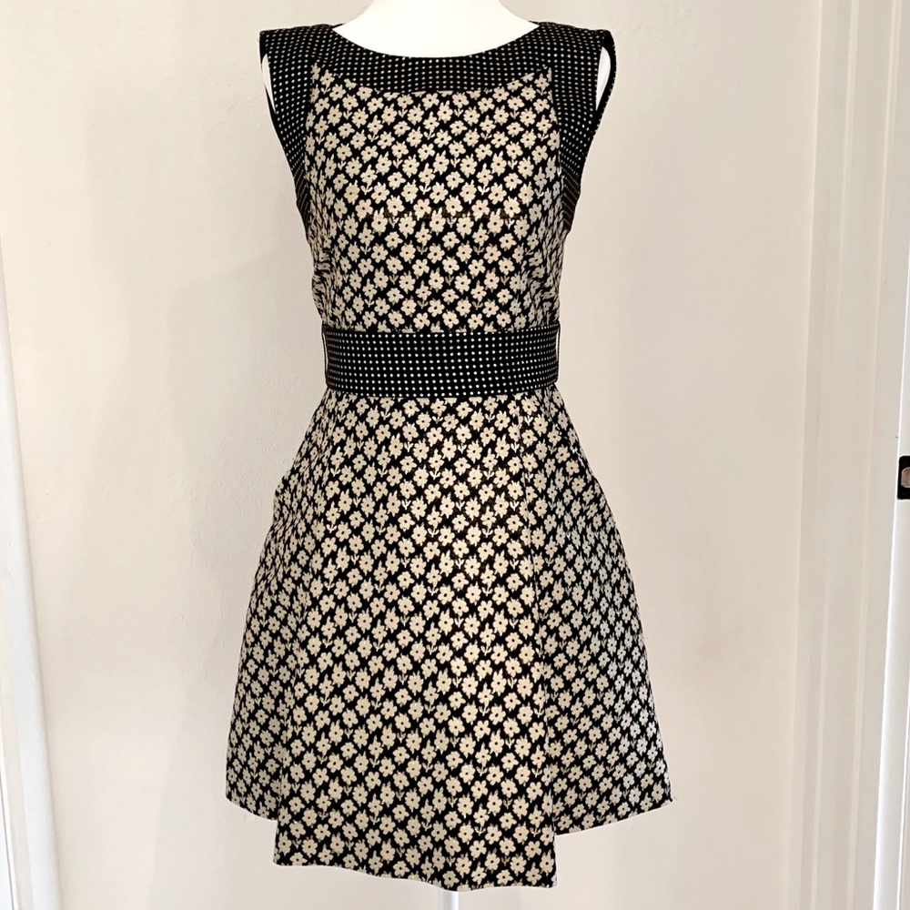 RED Valentino Floral Jacquard Dress